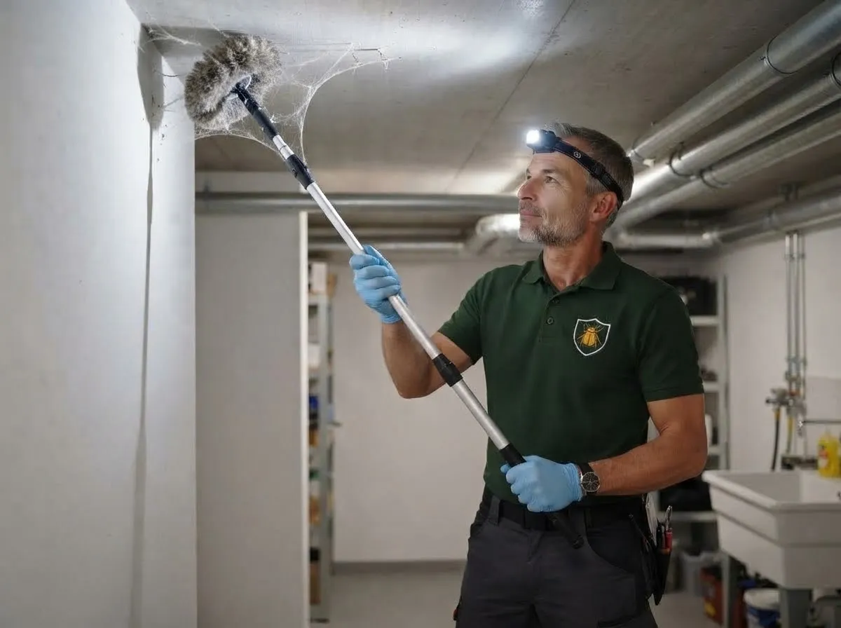 Spinnenbekämpfung durch den Kammerjäger